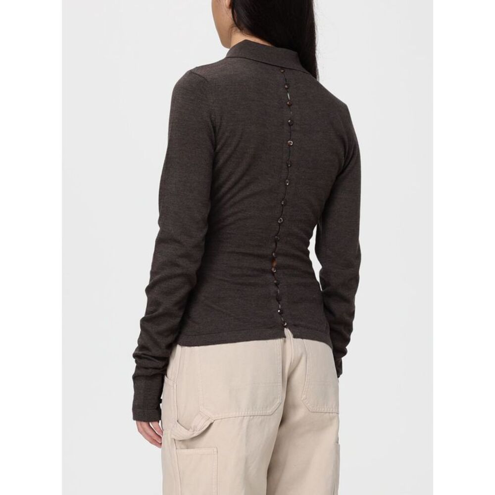 Jacquemus Polo Shirt Woman Brown - Picture 2 of 4
